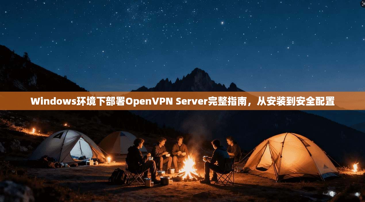 Windows环境下部署OpenVPN Server完整指南，从安装到安全配置