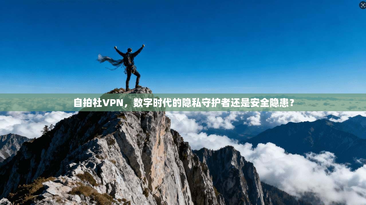 自拍社VPN,数字时代的隐私守护者还是安全隐患?